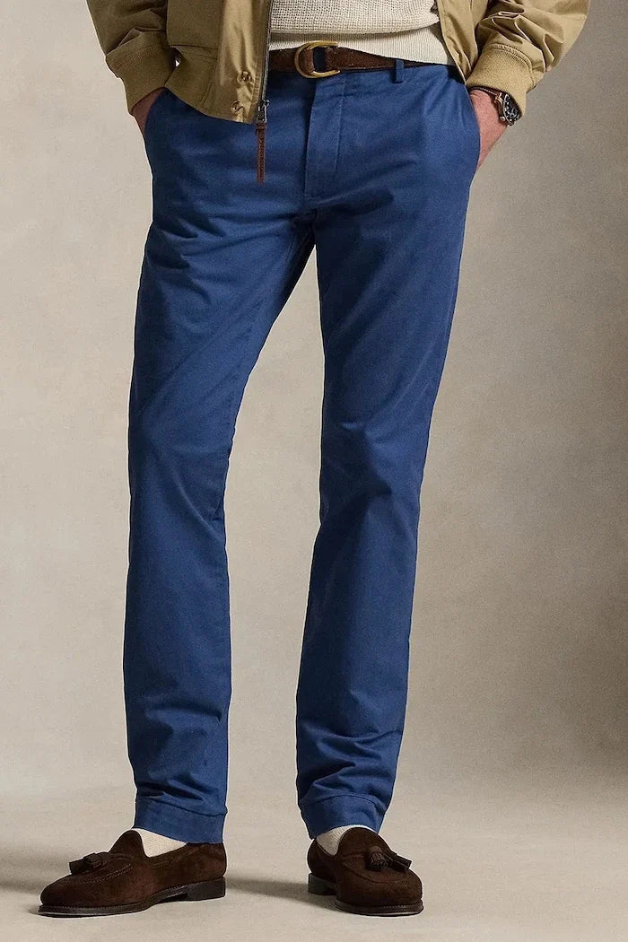 Pantalón de algodón slim fit para hombre Polo Ralph Lauren Slim Fit HDN Pant