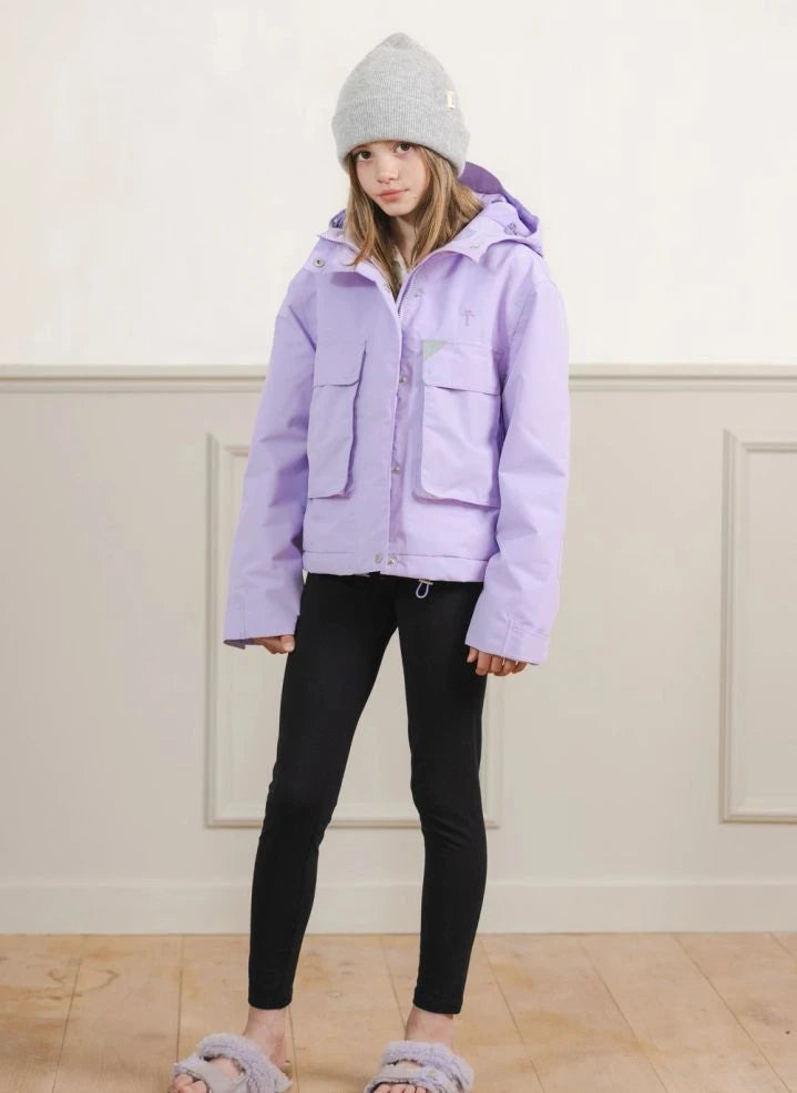 Töastie - Impermeable, Chaqueta Con Forro De Fibra Reciclada | Lila