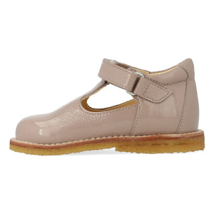 Angulus - Zapatilla clásica para bebé con corazón | Rosa claro