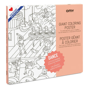 Omy - Póster gigante Bailarín | Blanco
