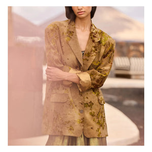 Mes Demoiselles - Chaqueta de lino Sonta | Caqui