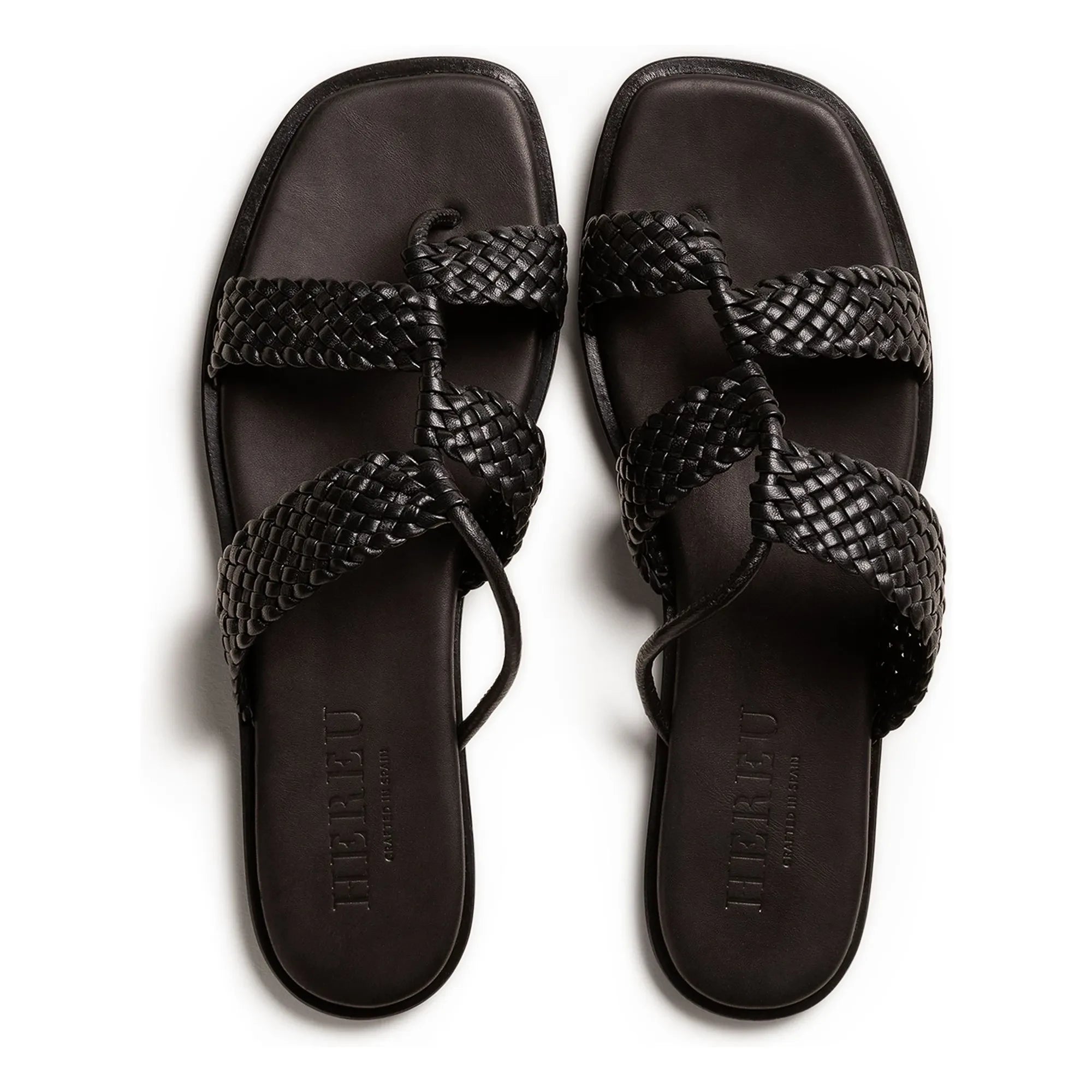 Hereu - Sandalias de piel Lina | Negro