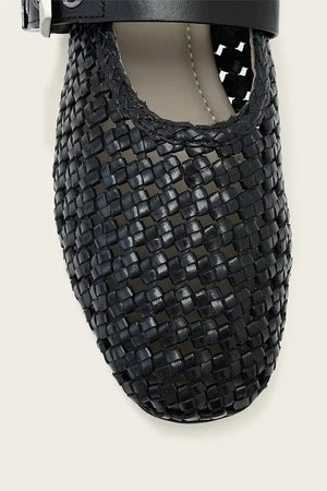 AllSaints Sabine Woven Flat Bailarinas de Cuero