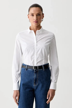 Camisa de mujer Marc O'Polo de algodón y elastano