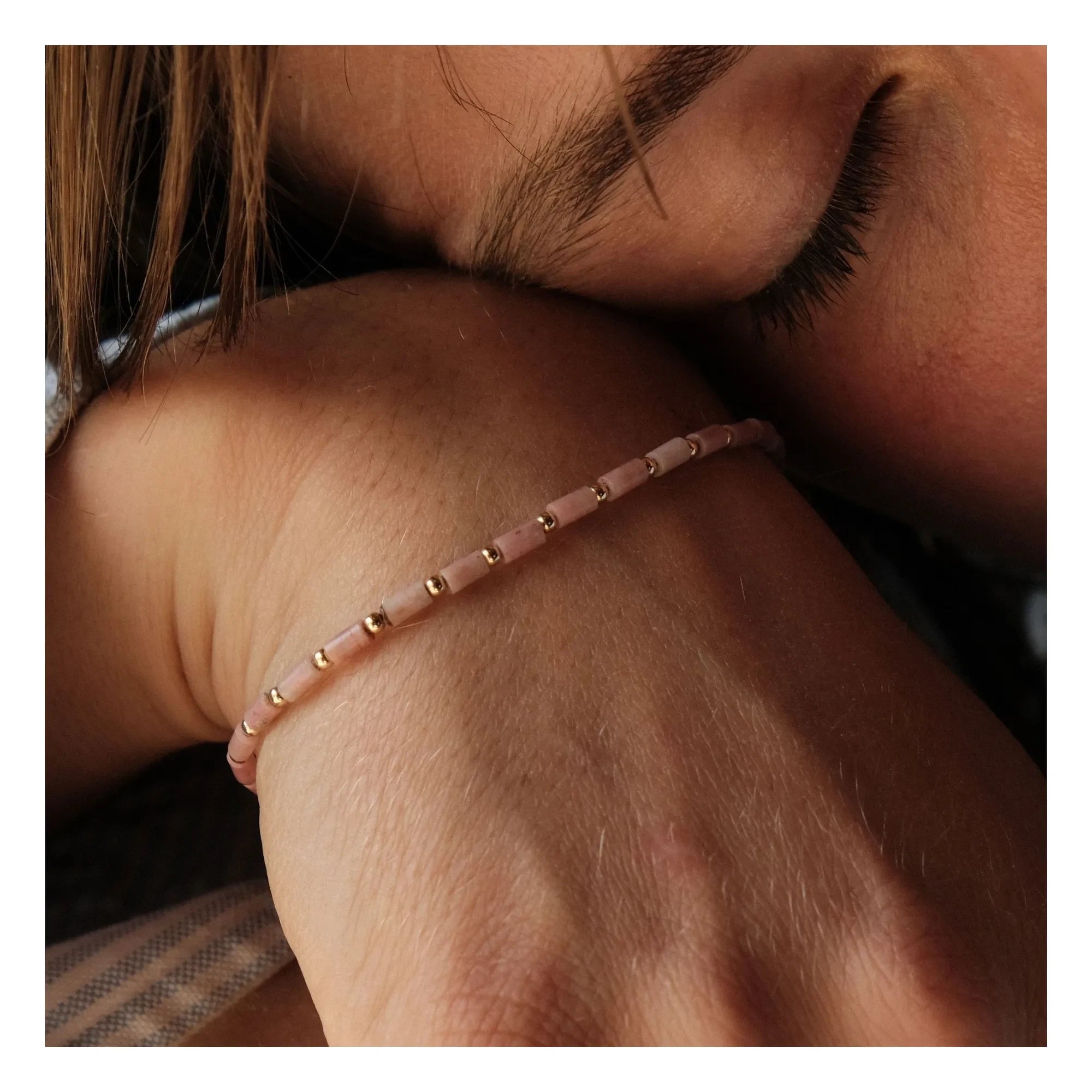 Camille Colette Studio - Pulsera Baia Rodonita | Rosa