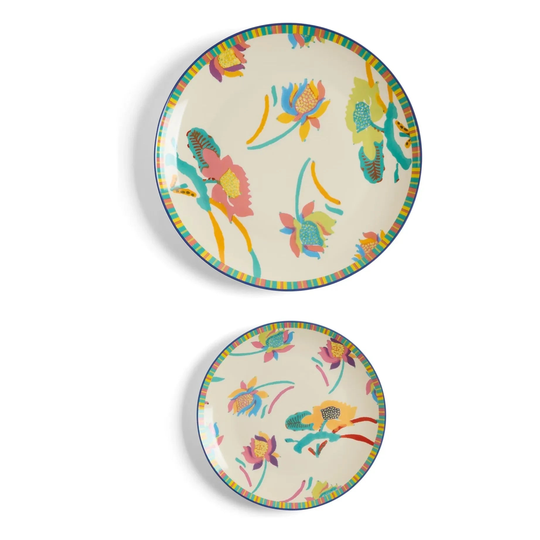 Lisa Corti - Platos de porcelana japonesa - Set de 2 | Crema