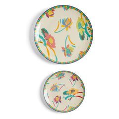 Lisa Corti - Platos de porcelana japonesa - Set de 2 | Crema
