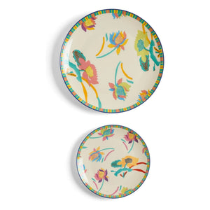 Lisa Corti - Platos de porcelana japonesa - Set de 2 | Crema