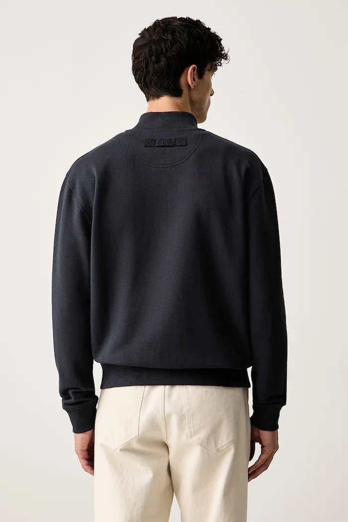 Sudadera Caldbeck Barbour de algodón con cremallera para hombre
