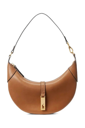 Bolso de piel Croissant Polo Ralph Lauren para mujer