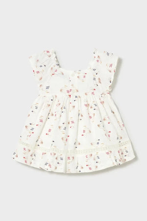 Vestido de algodón para niña Mayoral