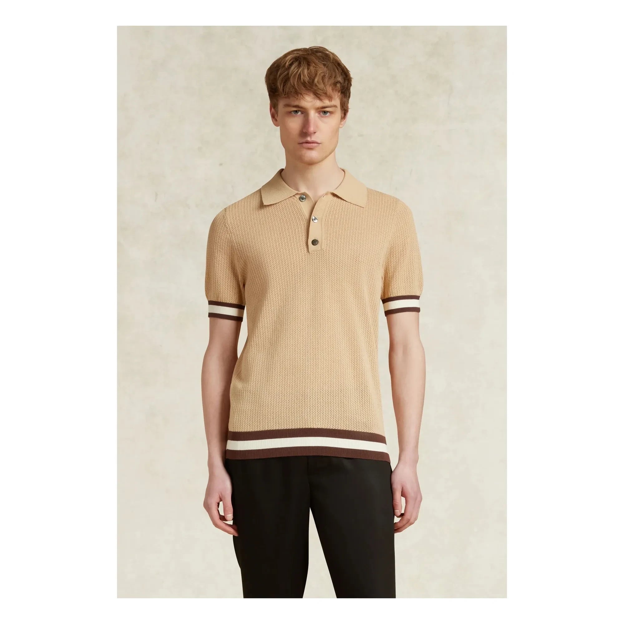 Ché Studios - Polo de algodón Quinn | Camel