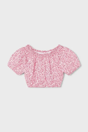 Blusa de algodón para niña Mayoral