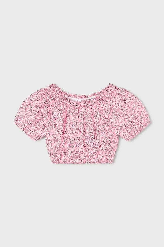 Blusa de algodón para niña Mayoral