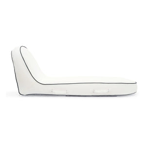 Business & Pleasure Co. - Colchoneta de piscina flotante | Blanco