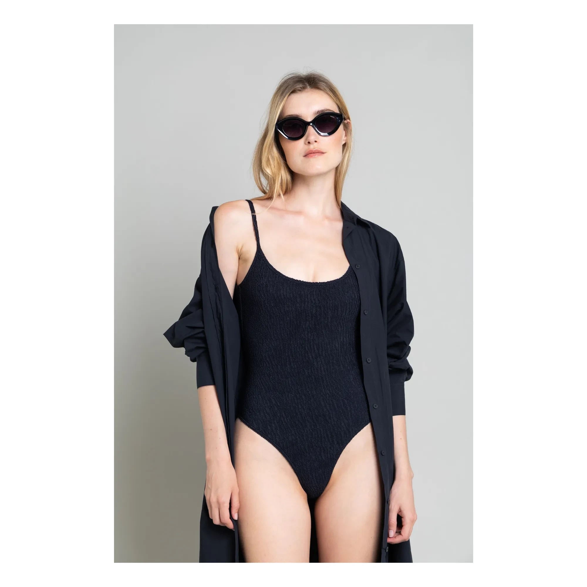 Smallable Woman - Vestido camisero Melissa | Negro