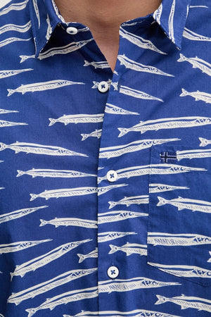 Camisa de algodón para hombre Napapijri G-ELIOR