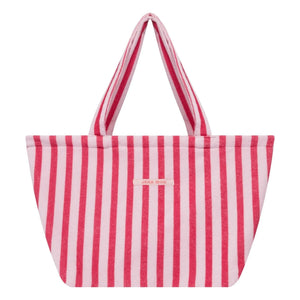 Jera Mini - Bolso de playa a rayas | Rosa