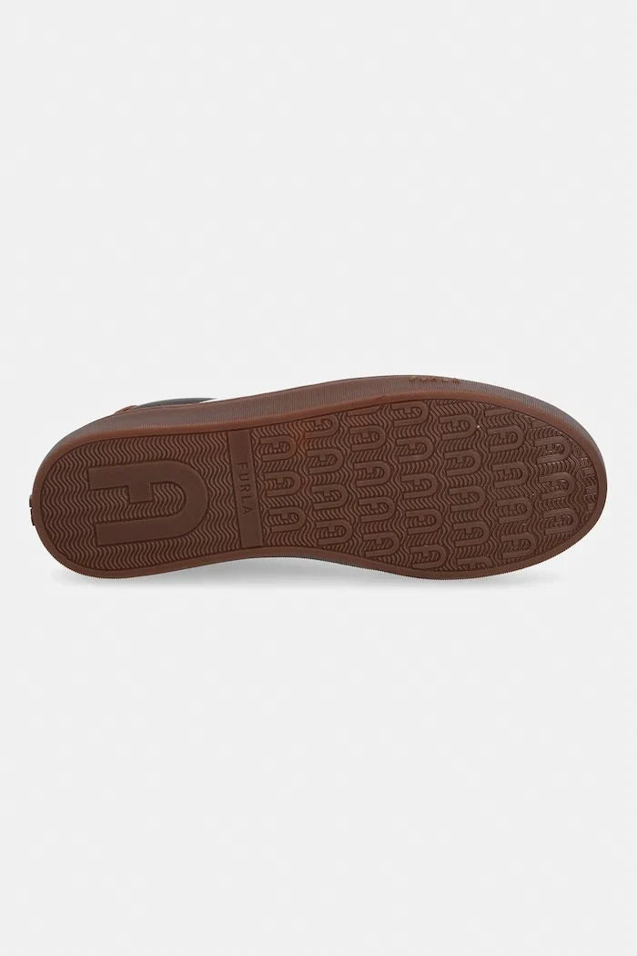Zapatillas de piel con cordones Furla Allegra para mujer