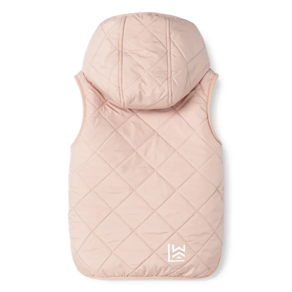 Liewood - Chaleco sin mangas estilo Sherpa Diana, fabricado con fibras recicladas | Rosa claro