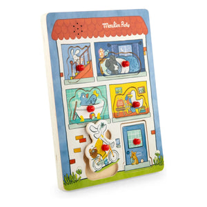 Moulin Roty - Puzle sonoro Puce y Pilou