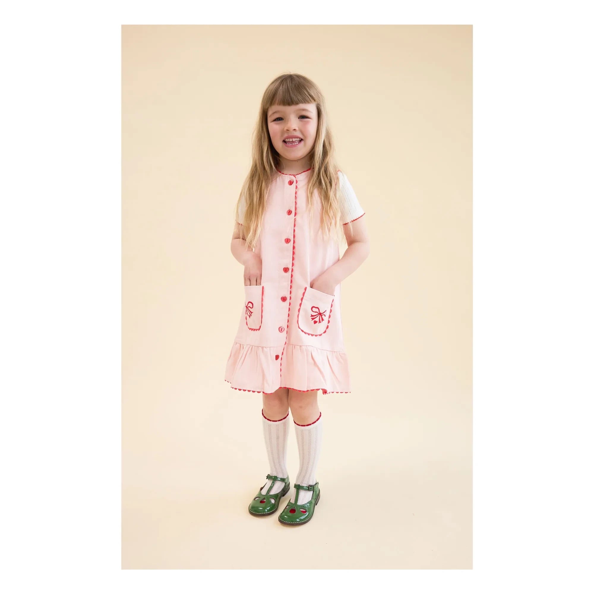 Flöss - Vestido Elina | Rosa claro