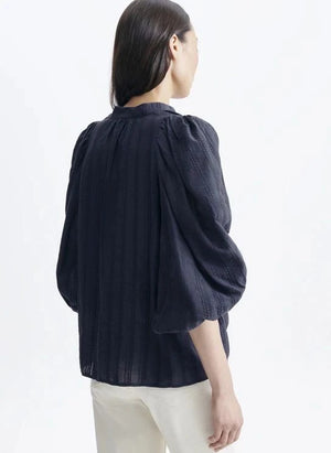 Vanessa Bruno - Blusa Bell de algodón | Azul marino