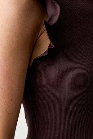 Vestido acampanado de algodón Marc O'Polo