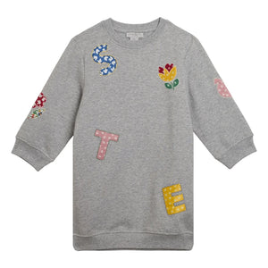 Stella McCartney Kids - Stella Sweat Elbise | Gri Melanj