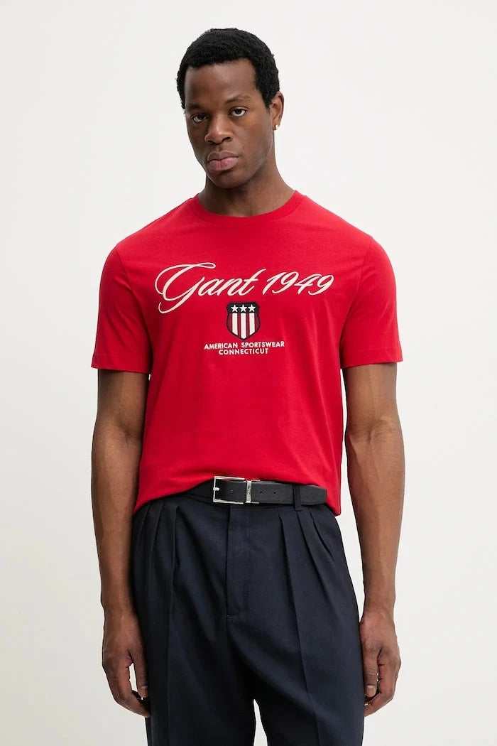 Camiseta de algodón Gant