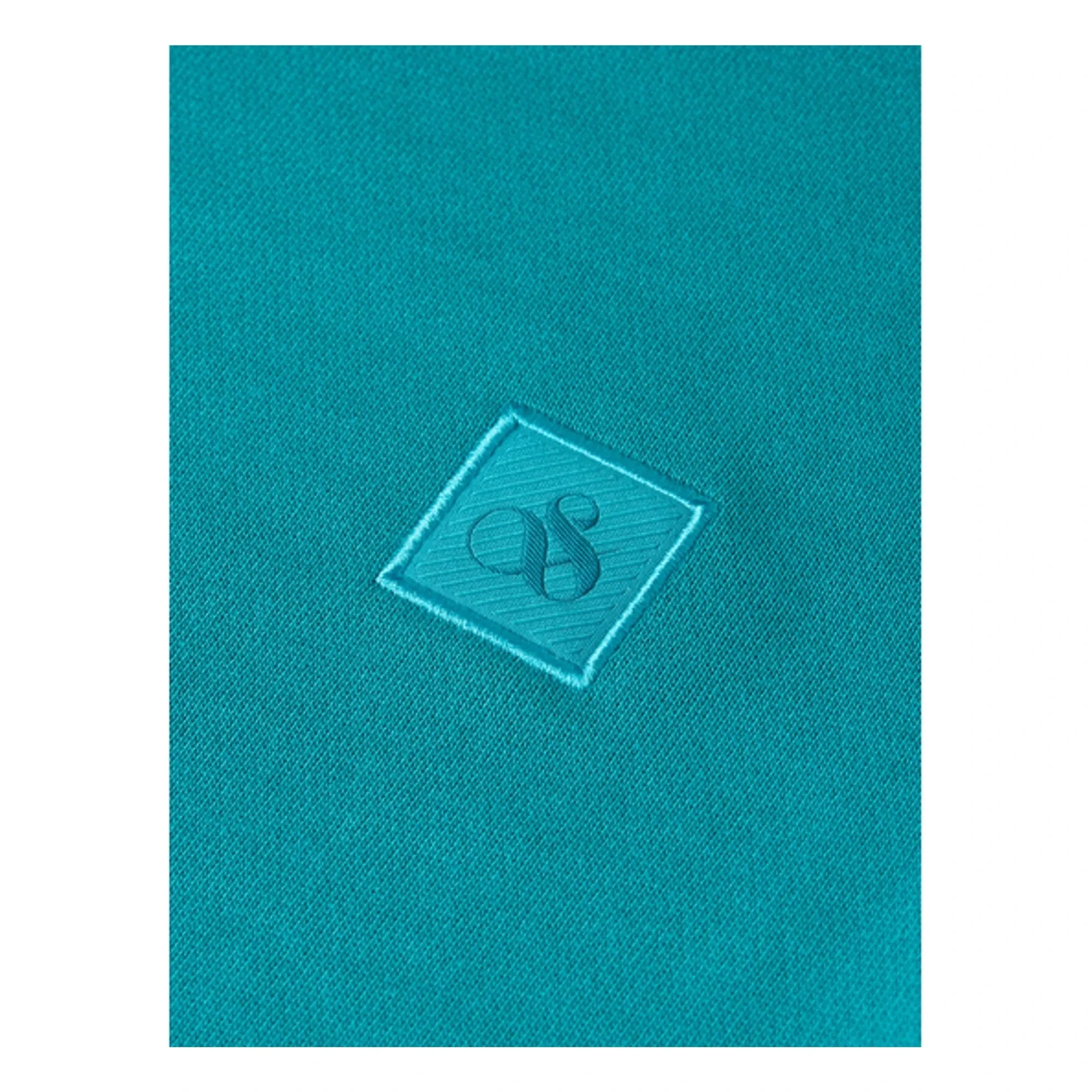 Scotch & Soda - Sudadera con insignia de logotipo de algodón orgánico | Lagoon Blue