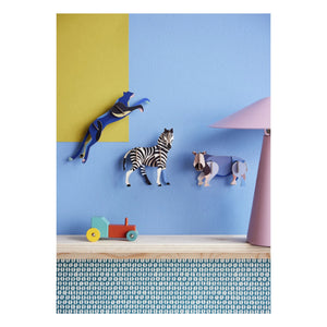 Studio Roof - Adorno de pared con cebra
