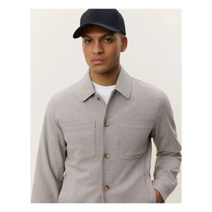Les Deux - Chaqueta Check Hybrid | Marrón