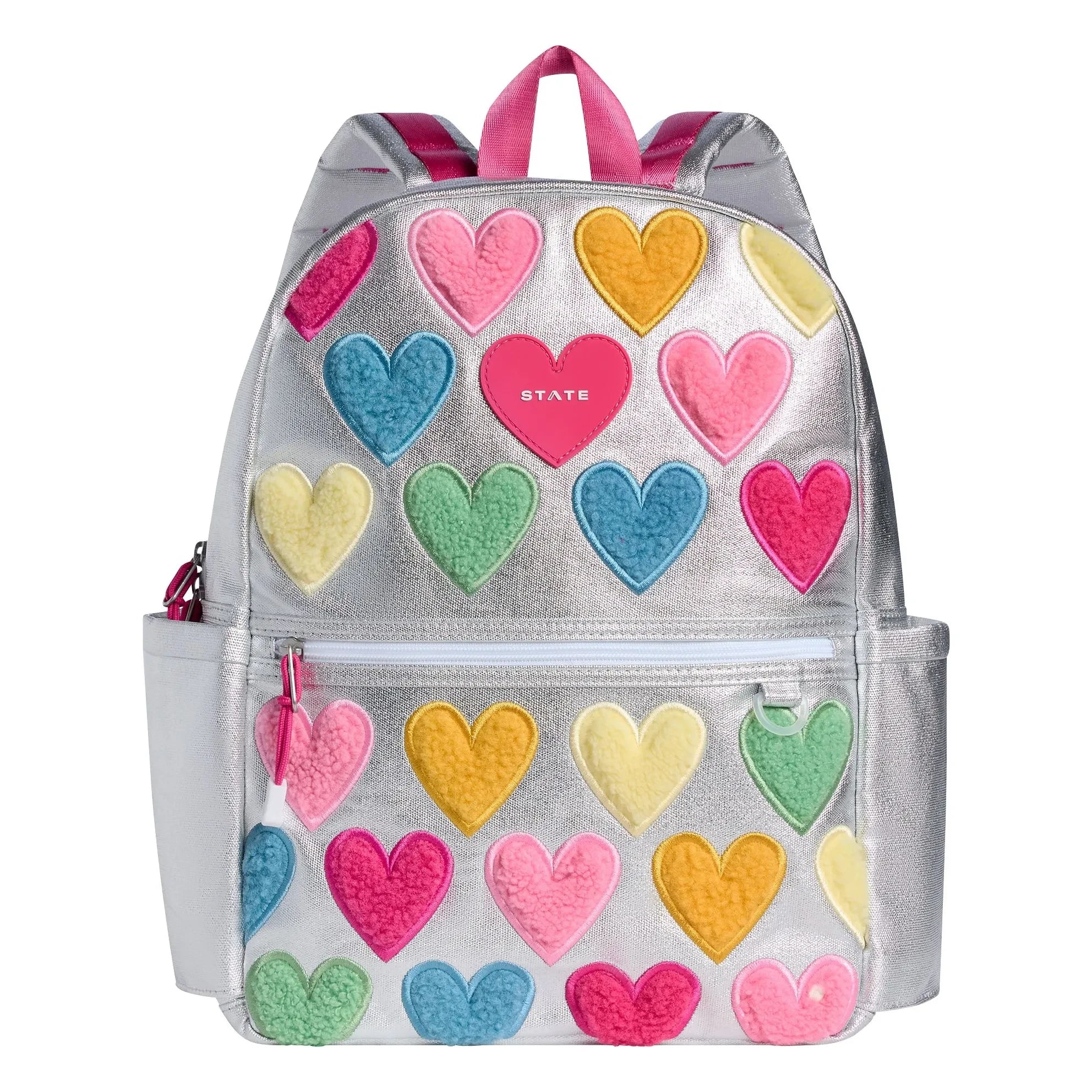 State Bags - Iridescent Hearts Kane Sırt Çantası | Gri