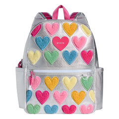 State Bags - Iridescent Hearts Kane Sırt Çantası | Gri