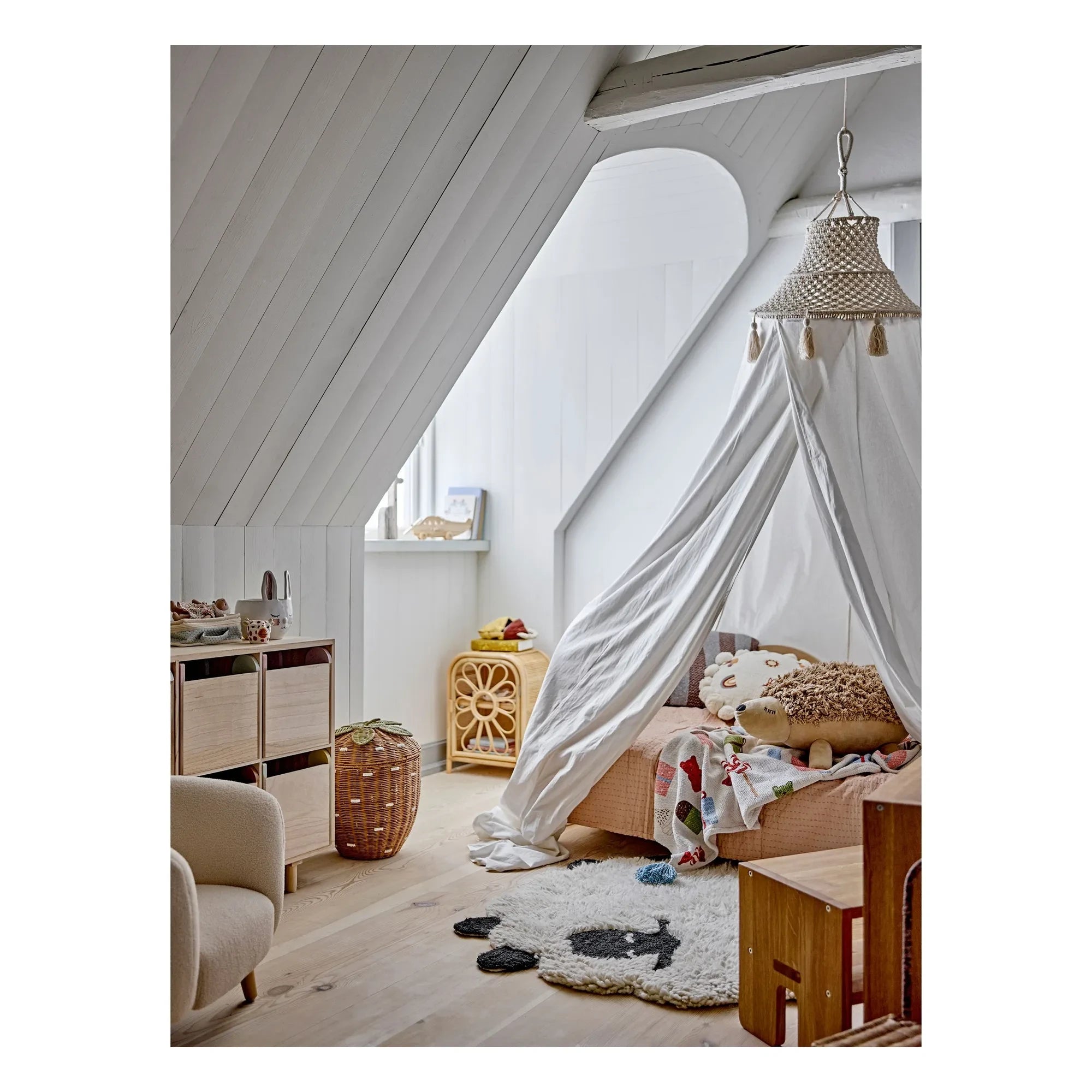 Bloomingville Mini - Cojín Agnes | Beige