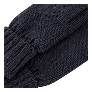 Petit Bateau - Guantes de punto forrados de piel sintética | Azul marino