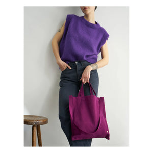 La cerise sur le gâteau - bolso City Iona, lona de algodón | Crimson