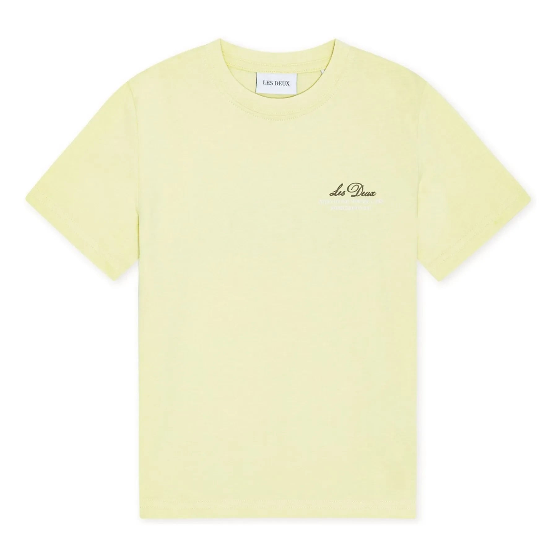 Les Deux - Globe Les Deux Camiseta Algodón orgánico | Amarillo