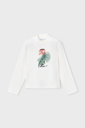 Blusa Mayoral de manga larga viscosa para niños