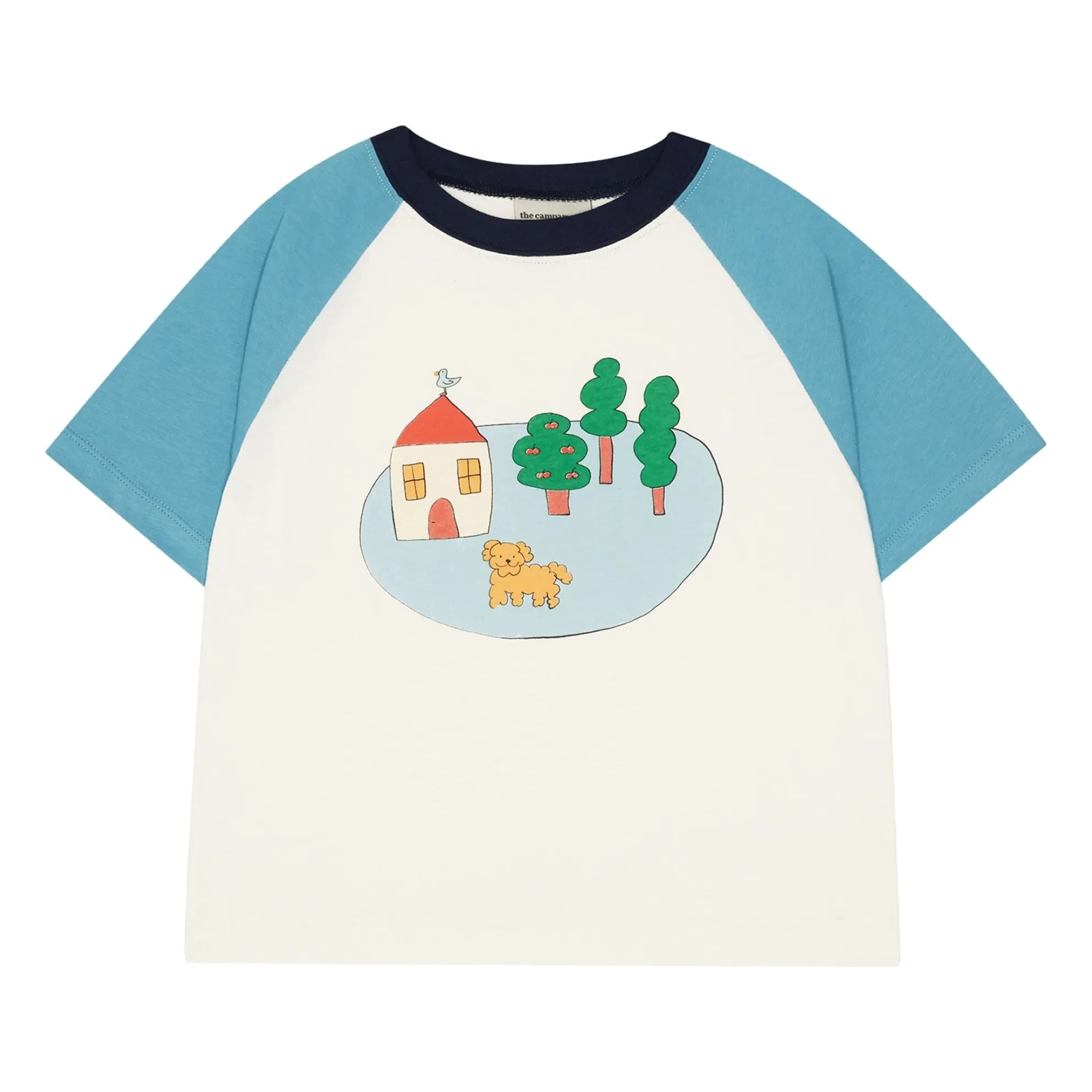 The Campamento - Camiseta oversize de algodón orgánico | Crudo