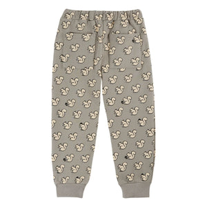 Emile et Ida - Pantalones Jogger Squirrel de Algodón Orgánico | Gris Claro