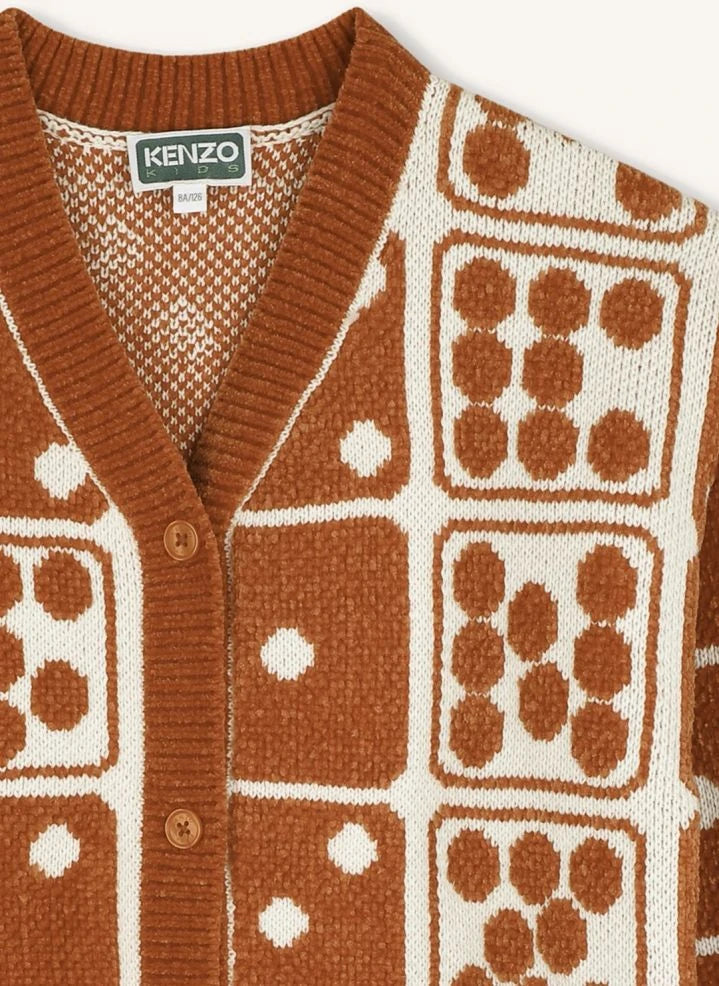 Kenzo - Cárdigan jacquard de cuello en V | Oats