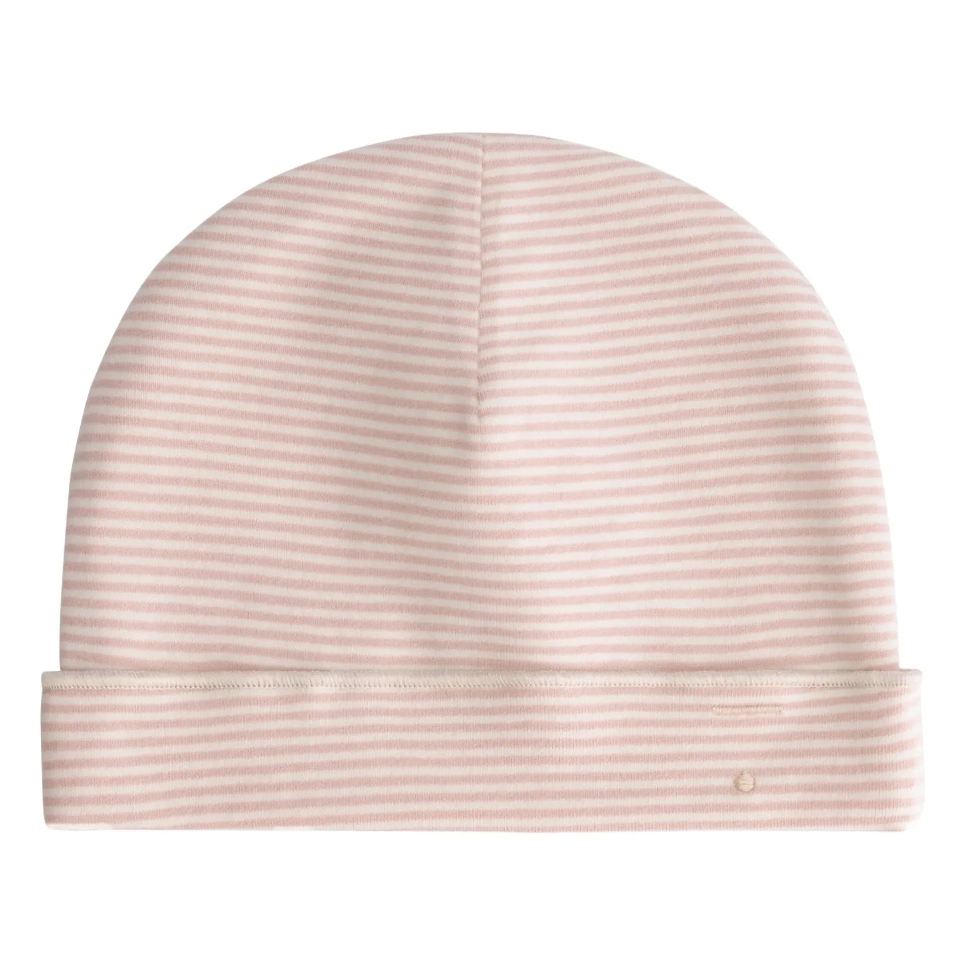 Gray Label - Gorro de rayas de algodón orgánico | Rosa