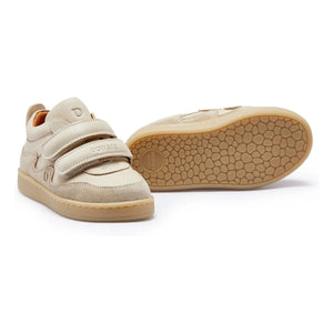 Donsje - Zapatillas Pesio de ante con arañazos | Crema