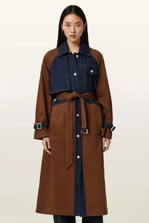 Gabardina de algodón para mujer AllSaints DAYLY TRENCH