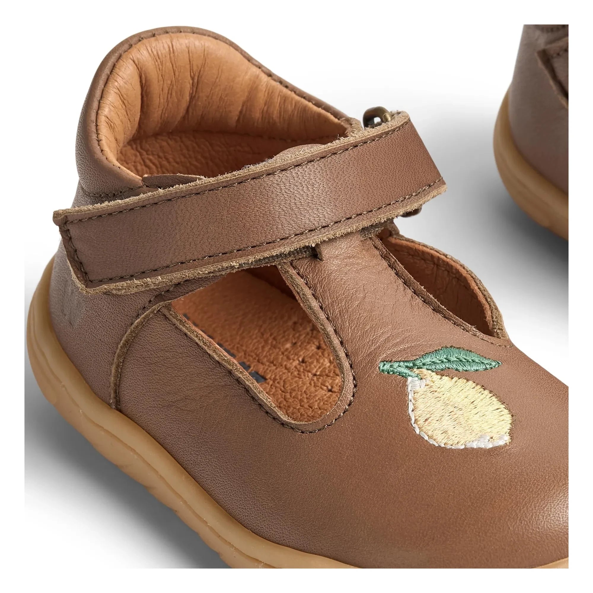 Trigo - Sandalias Mary Jane Sinne Lemons Cuero | Marrón