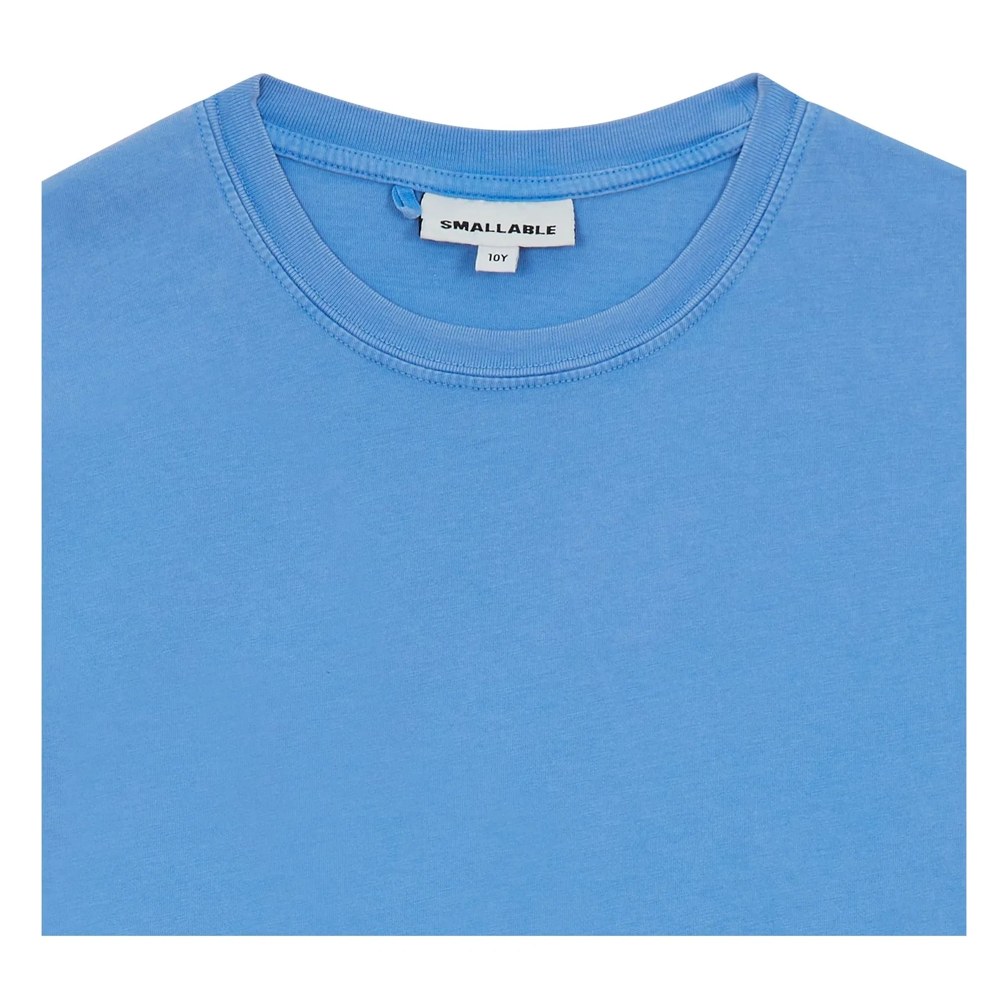 Camiseta de algodón orgánico Nils para niño de Smallable | Azul real