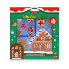 Legami - Conjunto de Calcomanías de Gel para Ventanas - Window-Glow - Pequeño - Santa Claus