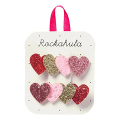 Rockahula Kids - Set de 2 horquillas de corazón | Rosa